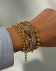 KNOTTED GOLD BRACELET