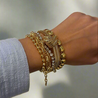 KNOTTED GOLD BRACELET