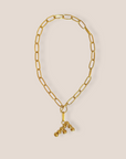 BUBBLE LETTER NECKLACE