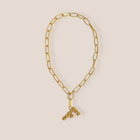 BUBBLE LETTER NECKLACE