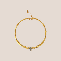 GOLD BUBBLE CHOKER
