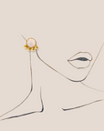 ARYA MAXI CIRCLE EARRING