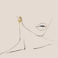 CHARLOTTE II HOOP EARRING