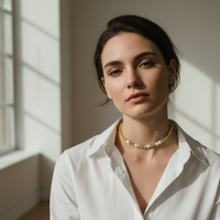 FOUR PEARL BUBBLE CHOKER