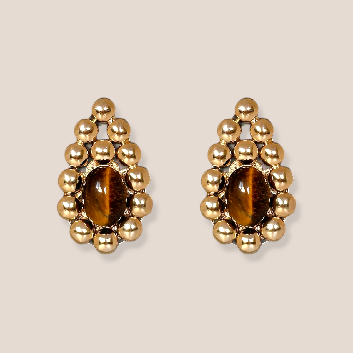 SANIYA BROWN EARRING