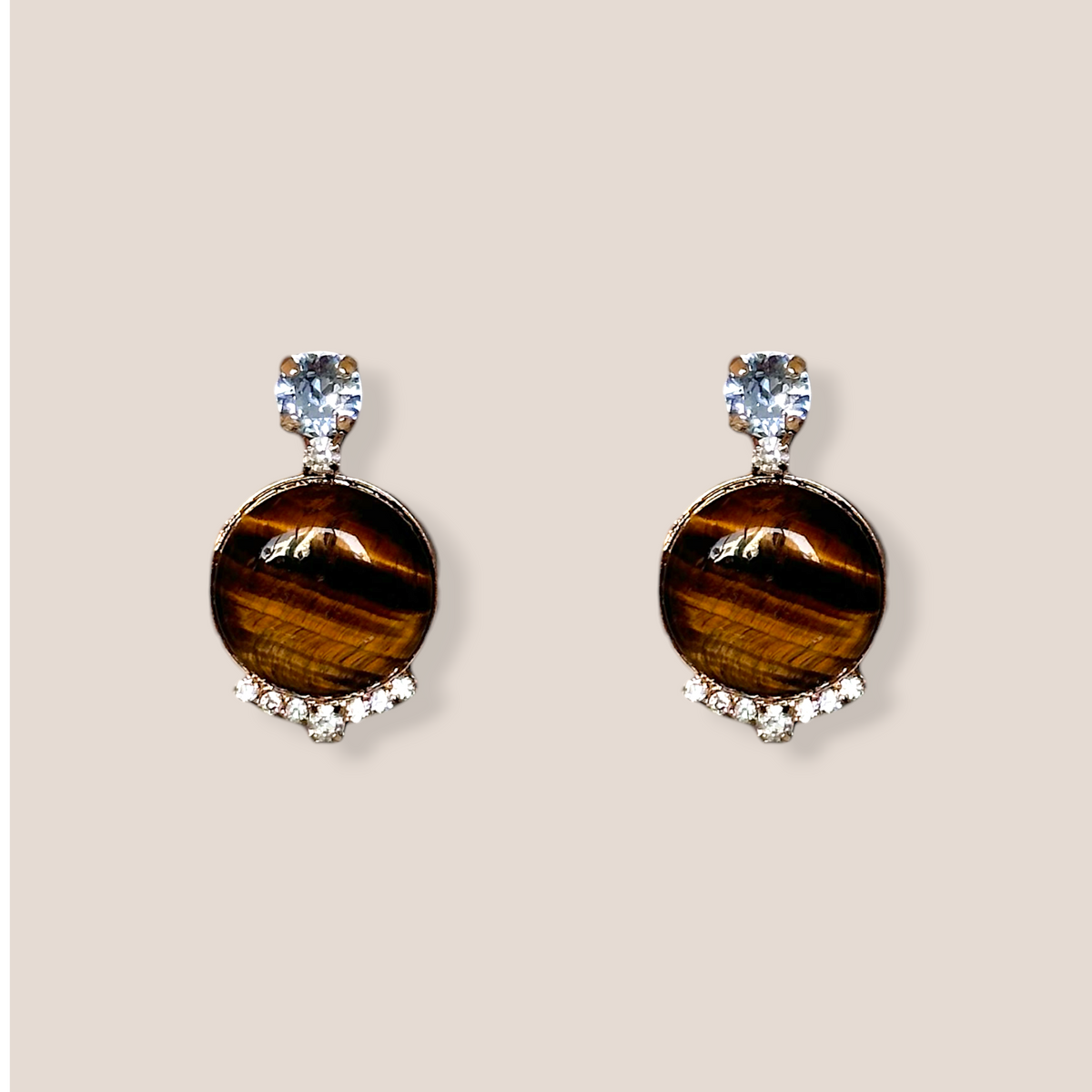 MIMI IN TIGER EYE EARRING